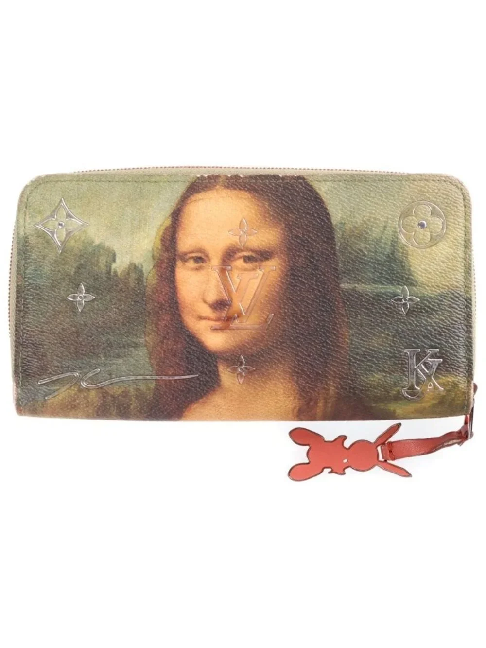 Louis Vuitton Jeff Koons Monogram Clemence Masters Collection Mona Lisa Zippy